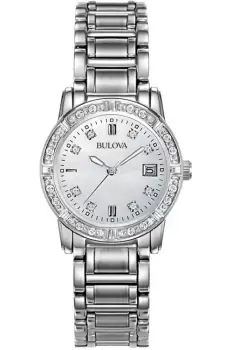 Image of Ladies Bulova Diamond Watch 96R105