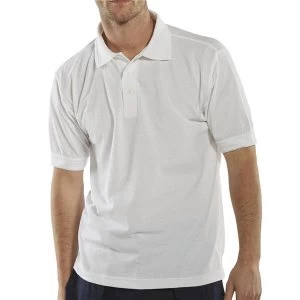 Image of Click Workwear Polo Shirt 200gsm L White Ref CLPKSWL Up to 3 Day