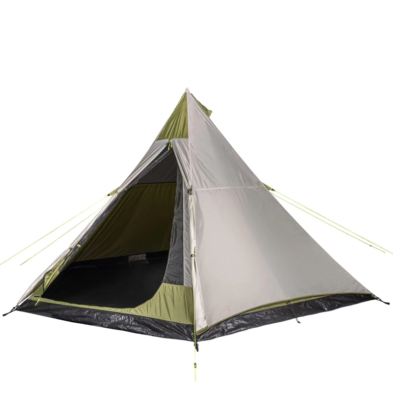Image of Gelert Horizon 6 Teepee 43 Adults - Beige Beige One Size