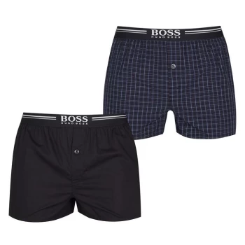 Image of Boss 2 Pack Boxer Shorts - Blue