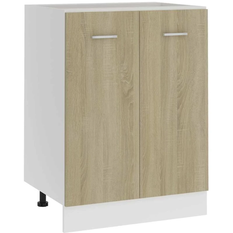 Image of VIDAXL Bottom Cabinet Lyon Sonoma Oak 60x46x81.5cm Engineered Wood Vidaxl 8720286131787