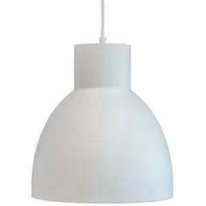 Image of Dyberg Larsen Coast Dome Pendant Ceiling Light Matt White 30cm