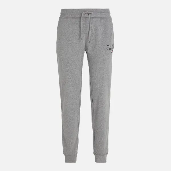 Image of Tommy Hilfiger Track Cotton-Blend Jersey Joggers - M Grey Trousers male UM0UM02880P4A M