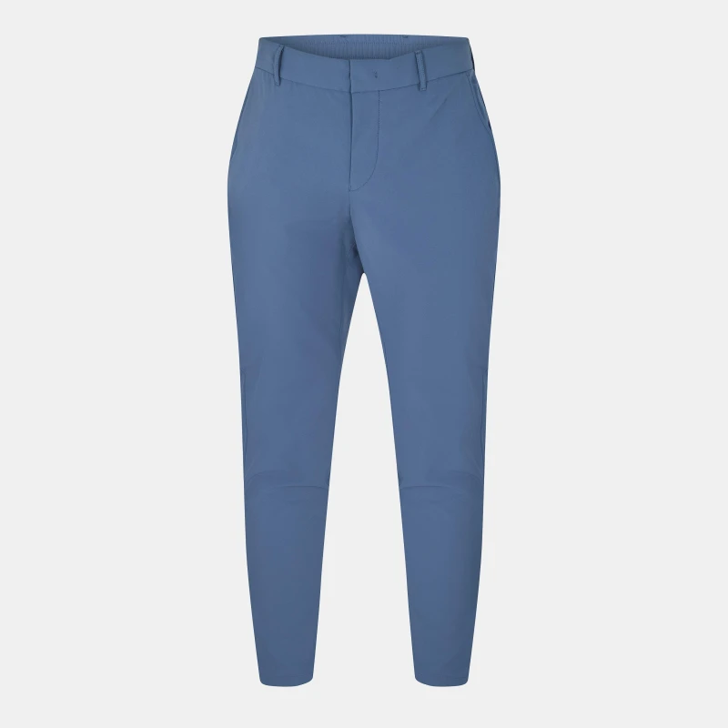 Image of Boss Mens P Genius Straight Leg Trousers Med Blue male 32W R