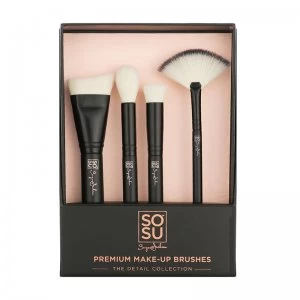 Image of SOSU By SJ The Detail Collection 4 Piece Premium Brush Set
