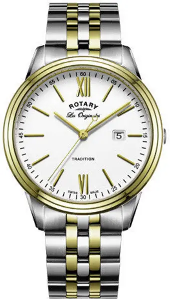Image of Rotary Watch Les Originales Tradition Men D - White RTY-800
