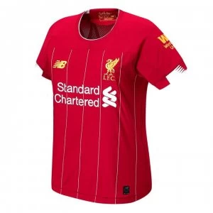 Image of New Balance Liverpool Home Shirt 2019 2020 Ladies - Red Pepper