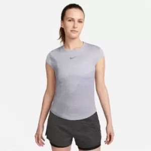 Image of Nike Dri-FIT ADV Run Division Womens Short-Sleeve Top - Purple