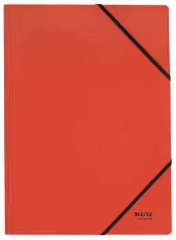 Image of Leitz 39080025 folder Cardboard Red A4