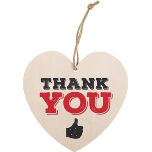 Image of Thank You Hanging Heart Sign