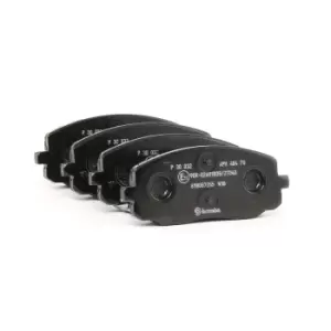 Image of BREMBO BRAKE PAD SET OF 4 P30032