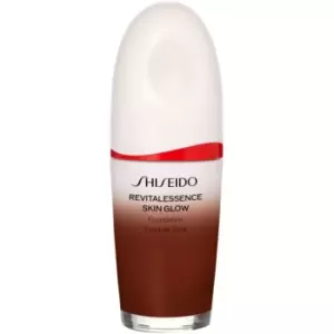 Image of Shiseido Revitalessence Skin Glow Foundation light illuminating foundation SPF 30 shade Jasper 30ml