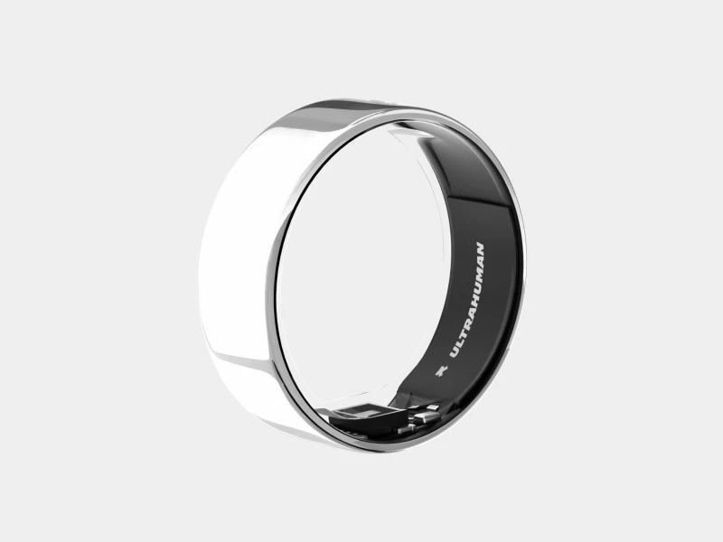Image of Ability Ultrahuman Ring AIR Bluetooth Smart Ring Space Silver - 14