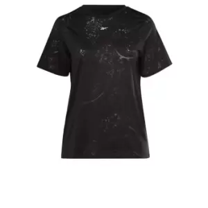 Image of Reebok Burnout T-Shirt (Plus Size) Womens - Black