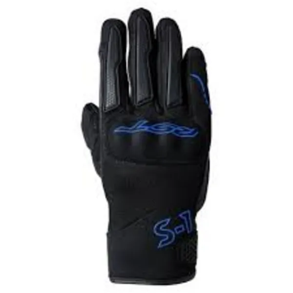 Image of RST S1 Mesh Gloves Black Grey Neon Blue Size 9