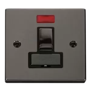Image of Click Scolmore Deco Ingot 13A Neon Switched Fused Spur Unitr - VPBN752BK