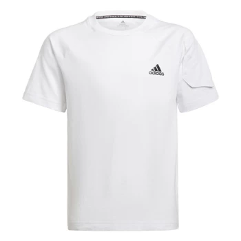 Image of adidas Designed for Gameday T-Shirt Kids - White