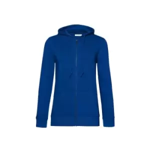 Image of B&C Womens/Ladies Organic Hoodie (S) (Royal Blue)