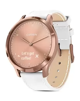 Image of Garmin Vivomove Hr Rose Gold Touch Screen Hybrid Smartwatch, 43mm