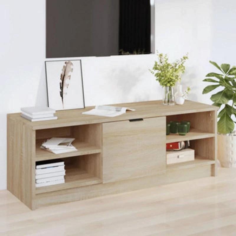 Image of VIDAXL Vidaxl - tv Cabinet Sonoma Oak 102x35.5x36.5cm Engineered Wood 8720287079347