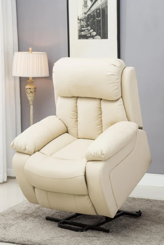 Image of Chester Electric Rise Recliner - Cream 5.05574E+12