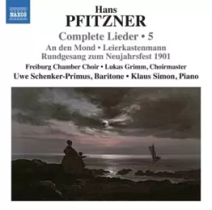 Image of Hans Pfitzner Complete Lieder - Volume 5 by Hans Pfitzner CD Album