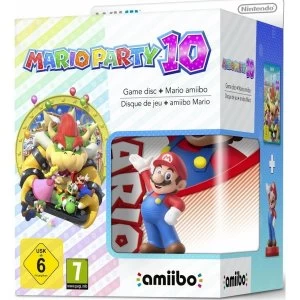 Image of Mario Party 10 Plus Super Mario Collection Mario Amiibo Character Wii U Game