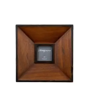 Image of Ingleby Strand Square Photo Frame 3" x 3" (7.5cm x 7.5cm) Brown