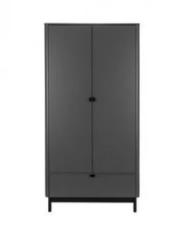 Image of Julian Bowen Chloe 2 Door 1 Drawer Wardrobe