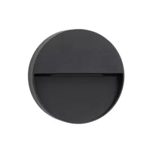 Image of Netlighting Merano Falls Outdoor Flush Wall Lamp Anthracite Aluminium, LED 1.5W