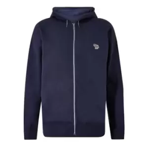 Image of Ps Paul Smith Zebra Zip Hoodie - Blue