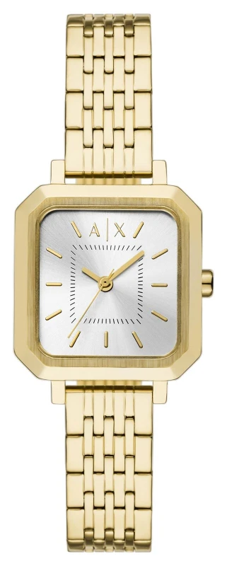 Image of Armani Exchange AX5725 Leila Gold Plated Bracelet Watch - W65465