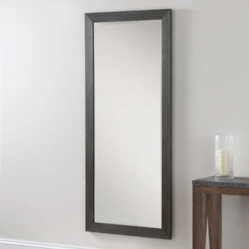 Image of Yearn Mirrors Yearn Mirrors Yearn Rustic Grey Full Length Mirror 165.5x74cm Grey One Size Unisex 0716053063960