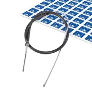 Image of ATE Brake Cable 24.3727-2504.2 Hand Brake Cable,Parking Brake Cable VW,SKODA,SEAT,POLO (9N_),Polo Limousine (9A4, 9A2, 9N2, 9A6),Polo Limousine (9N4)