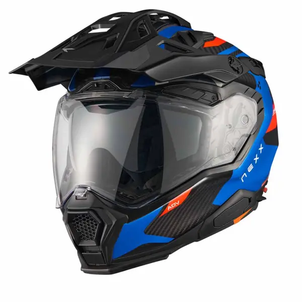 Image of Nexx X.WED3 Keyo Blue Red Matt Adventure Helmet Size M