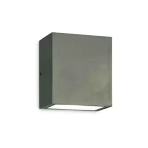 Image of Ideal Lux LED Outdoor Cubic Up & Down Wall Light Anthracite IP65, 4000K