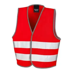 Image of SAFE-GUARD by Result Childrens/Kids Core Enhanced Hi-Vis Vest (7-9 Years) (Red)