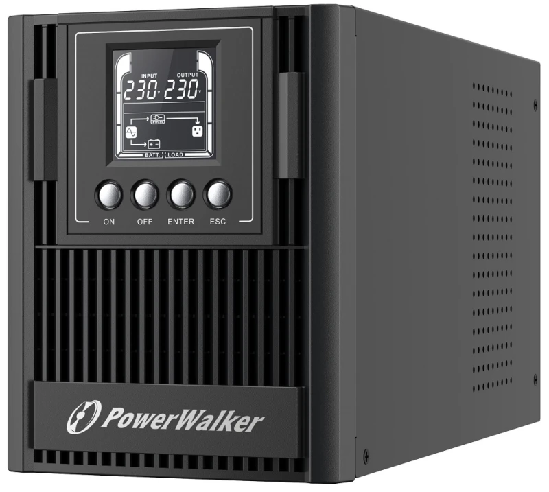 Image of PowerWalker VFI 1000 AT Double-conversion (Online) 1 kVA 900 W 3 AC ou