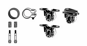 Image of VEGAZ Mounting Kit, exhaust system CA-70 CITROEN,C2 Schragheck (JM),C3 I Schragheck (FC_, FN_),C3 Pluriel (HB_)