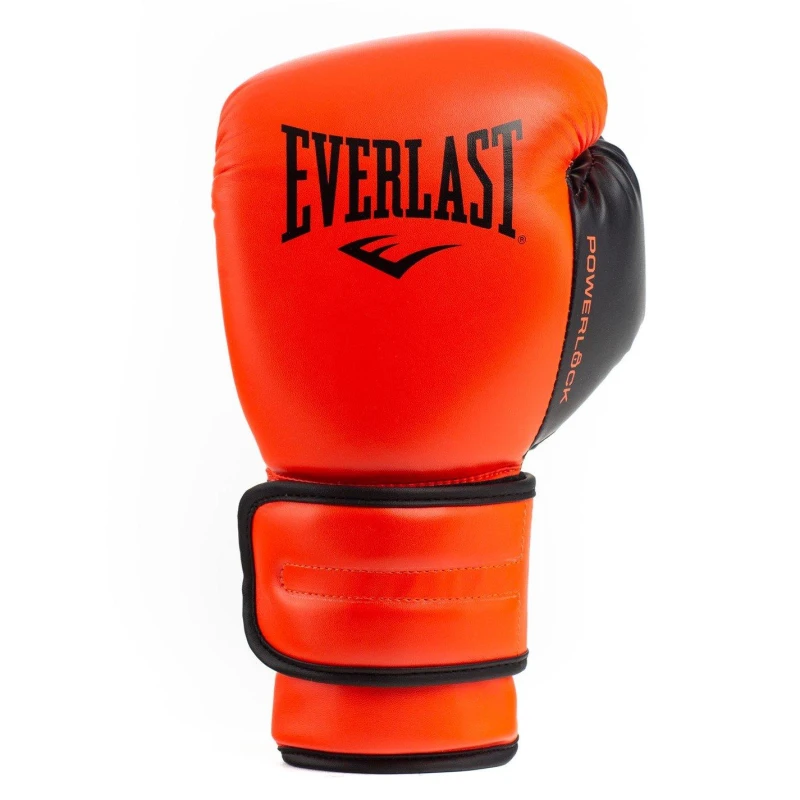 Image of Everlast Powerlock Boxing Hook & Loop Glove Red unisex 10oz