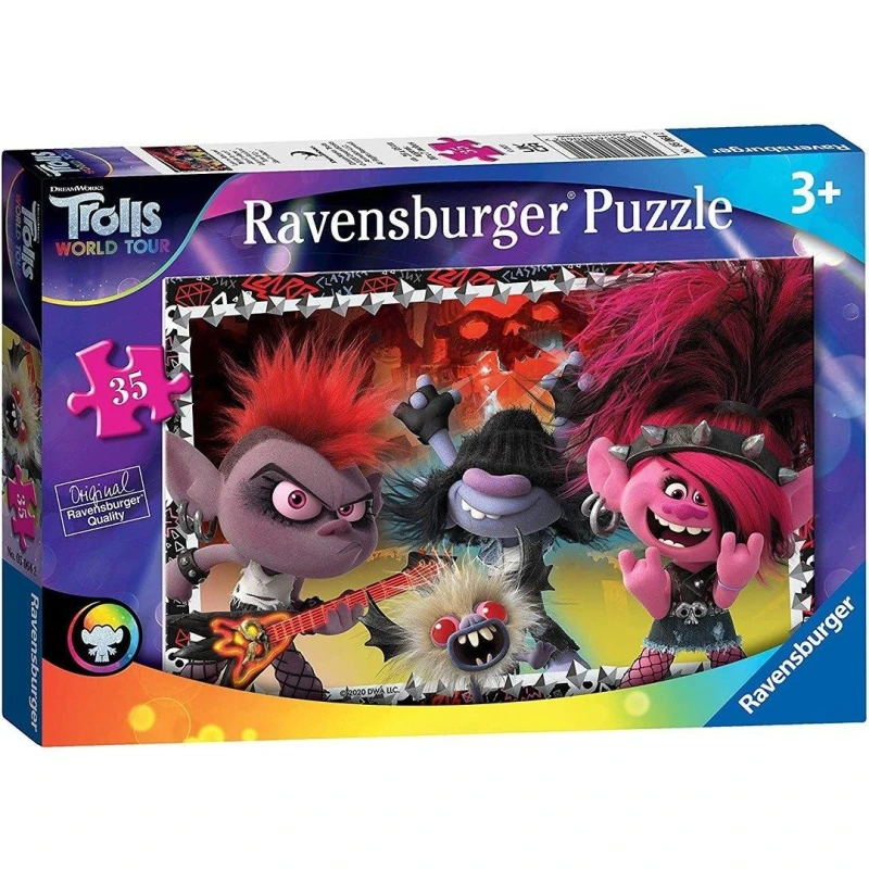 Image of Ravensburger Trolls 2 World Tour 35 Piece Jigsaw Puzzle Multi
