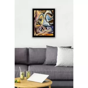 Image of SC0197 Multicolor Decorative Framed MDF Painting
