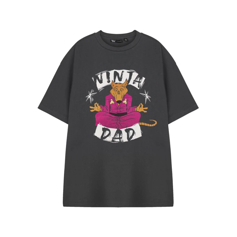 Image of Teenage Mutant Ninja Turtles Short Sleeved T-Shirt Grey male