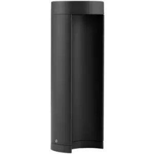 Image of Hamilton Outdoor Pedestal Light Black Aluminium, Clear Glass LED 8.5W 470Lm 3000K IP54 - Merano