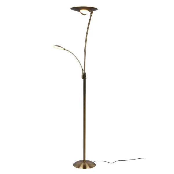 Image of Granby Modern Mother & Child Lamp Old brass 2700-3200-4000K