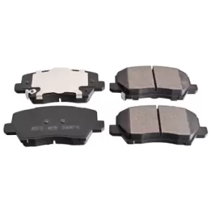 Image of Brake Pad Set ADG042180 by Blue Print front axle