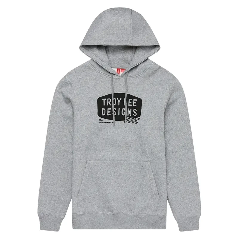 Image of Hooded sweatshirt Troy Lee Designs Stamp Gris Male L