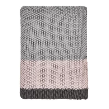 Image of Bedeck of Belfast Kiko Knit Throw - Tuberose