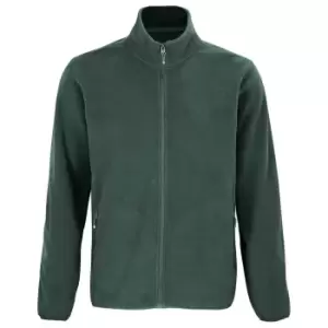 Image of SOLS Mens Factor Recycled Fleece Jacket (S) (Forest Green)