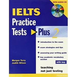 Image of IELTS Practice Tests Plus 2 with key and CD Pack 2005 Mixed media product